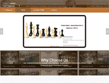 Tablet Screenshot of chess-mfg.com